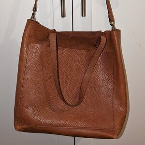 Madewell Medium Transport Tote (English Saddle)